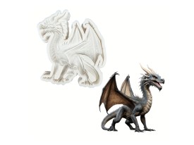 Molde silicona dragon alas